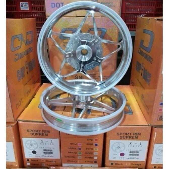 VELG DELKEVIC X1 RACING CNC X1 185x14 & 215x14 MIO SPORTY MIO J MIO M3 VARIO 160 ABS VARIO BEAT SCOO
