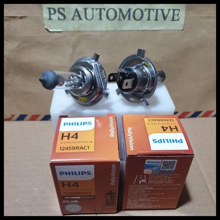 TERMURAH BOHLAM H4 12 V 130/100 WATT PHILIPS PER 1 PCS 
