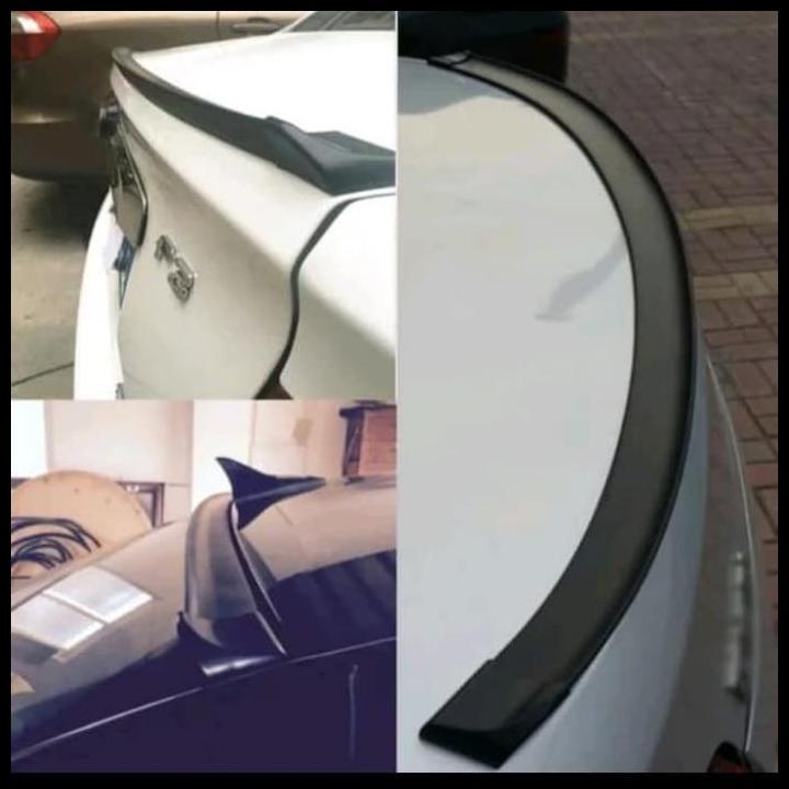 TERBARU DUCKTAIL SPOILER MOBIL SEDAN TIMOR LIS BAGASI BELAKANG HITAM POLOS 