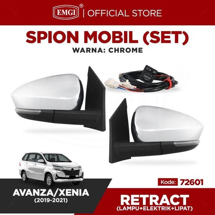 Upgrade Retract - Spion Mobil Avanza / Xenia 2019 S.D 2021