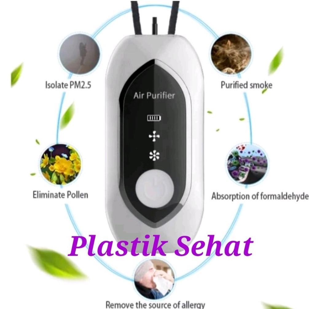Portable Air Purifier Necklace Kalung Airpurifier Ionizer Terbaru