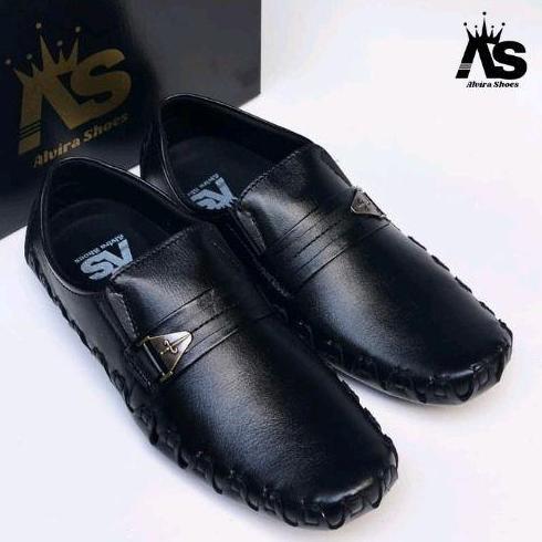 Sepatu pria kulit sapi asli, sepatu casual pria kulit sapi asli, sepatu santai pria kulit asli, sepa