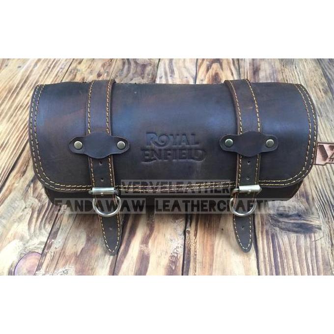 Tas royal enfield , tas kulit royal enfield , tas motor kulit ,sidebag