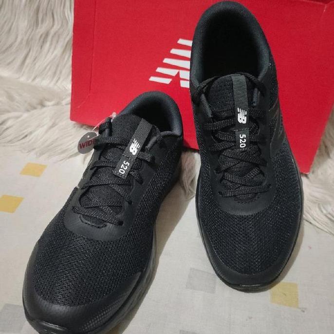 NB520 Size36/Insole22,5cm Kid's Running Shoes Full Black - Fashion - Sepatu Lari Anak - Full Black -