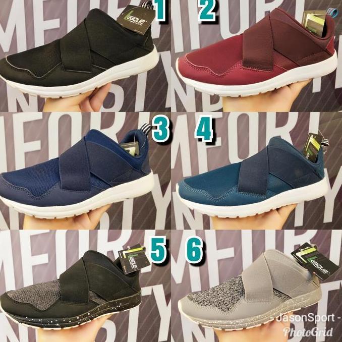 Sepatu League Pria Vault Slip On Sneakers Cowo Orinal Murah