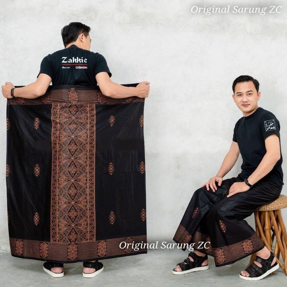 Terbaru Sarung Batik Hitam Rayon Goyor Best Seller Santri Dewasa Putri Putra Pekalongan