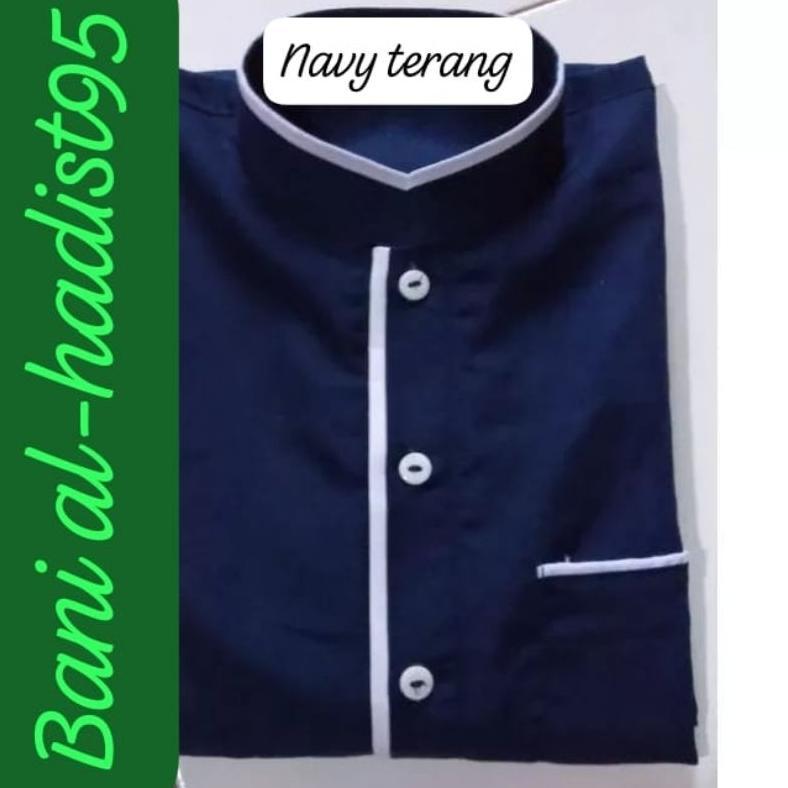 NEW Baju Jubah Gamis Pria Dewasa Variasi/polos Warna hitam Tangan Panjan Non Manset