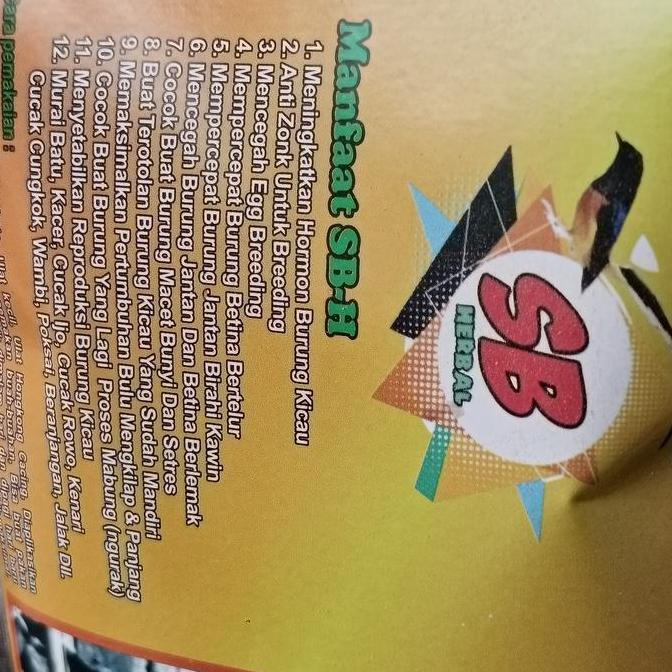 Tqs Sb Herbal 500Gram Suplemen Serbuk Breeding Herbal Untuk Ternak Burung Murai Batu Kacer Anis Mera