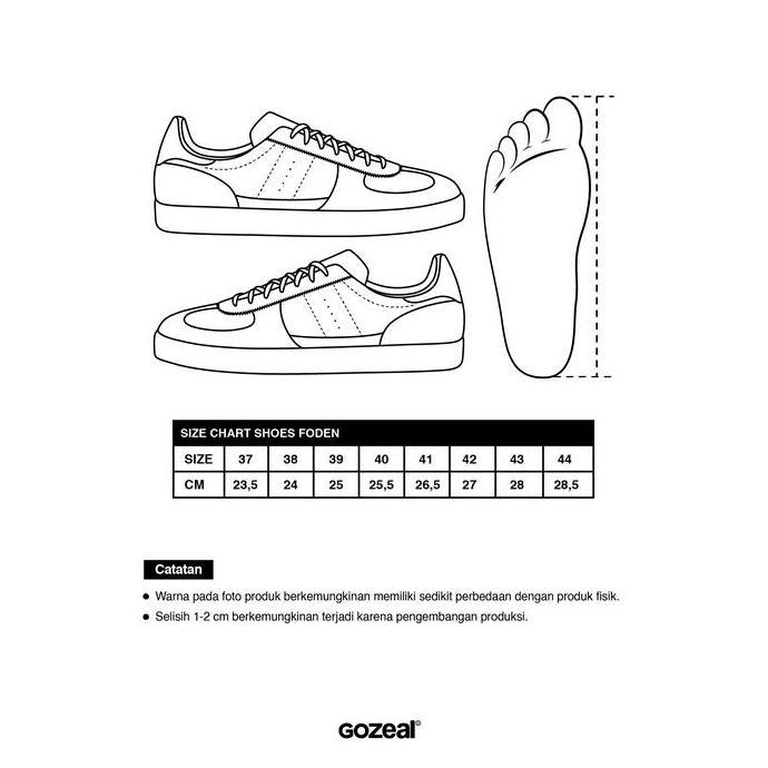 Gozeal | Shoes - Ryuga White | Sepatu Sneakers Casual | Pria Wanita Unisex