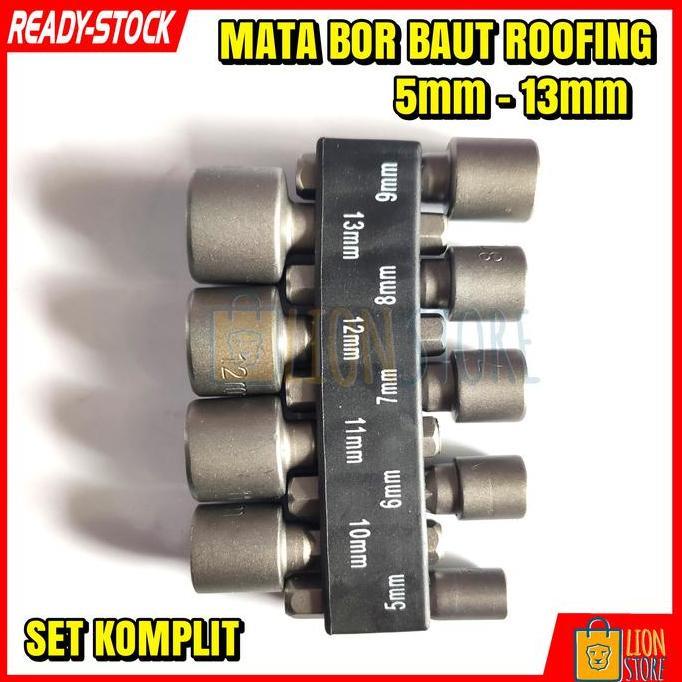 Baut Roofing Mata Shock Shok Mesin Bor Baut Rumping M5 M6 M7 M8 M9 M10 High Quality