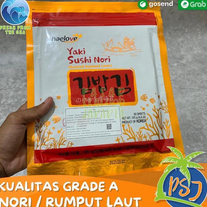 N Rumput Laut Halal Rumput Laut Isi 50 Lembar Yuki N Sushi Rumput Laut Korea N Kimbab