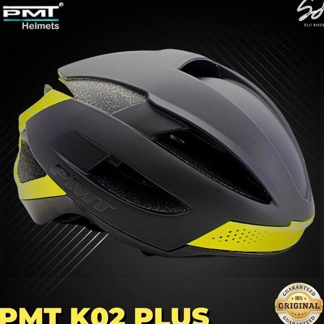 Helm Sepeda Mtb Road Bike Lipat Pmt K02 Plus White Bla White Red