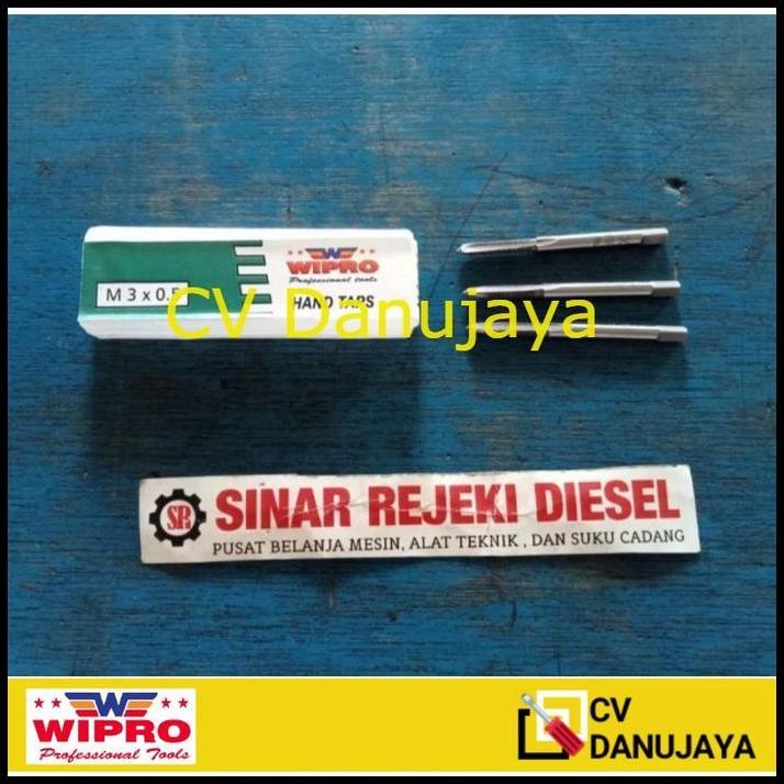 DISKON HAND TAP HANDTAP HANDTAPS TAPS EKONOMIS M3X0.5 M3 X 0.5 M3 X 0,5 WIPRO 