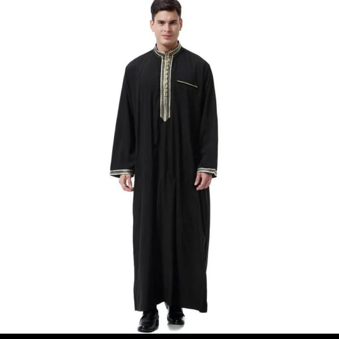 baju koko india kemeja kurta muslim pria / qurta kaftan robe men