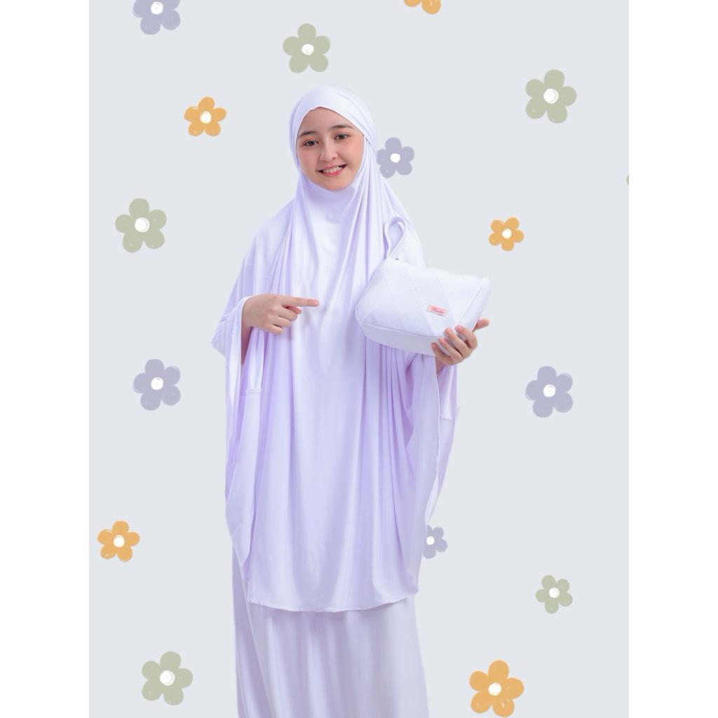 Mukena Anak Perempuan Bahan Jersey Premium Bisa Cadar Niqab