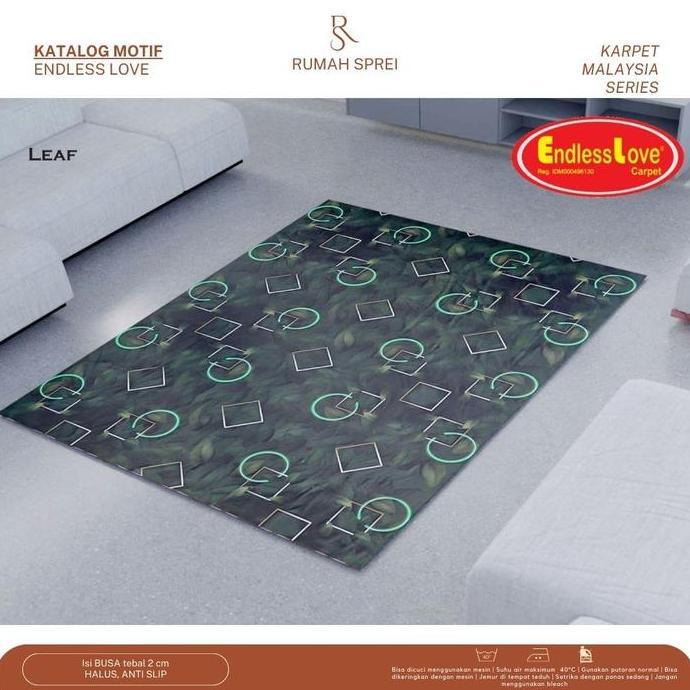 KARPET BUSA MALAYSIA - ENDLESS LOVE - BESAR - 150 x 190 murah