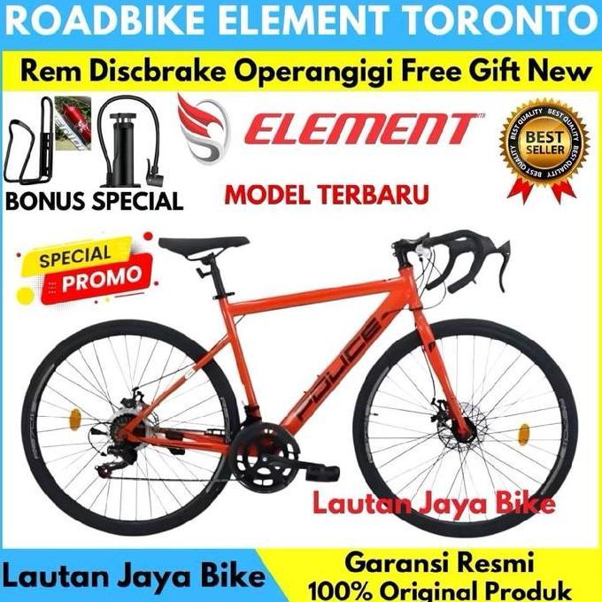 Sepeda Roadbike 700C Element Police Toronto Terbaru