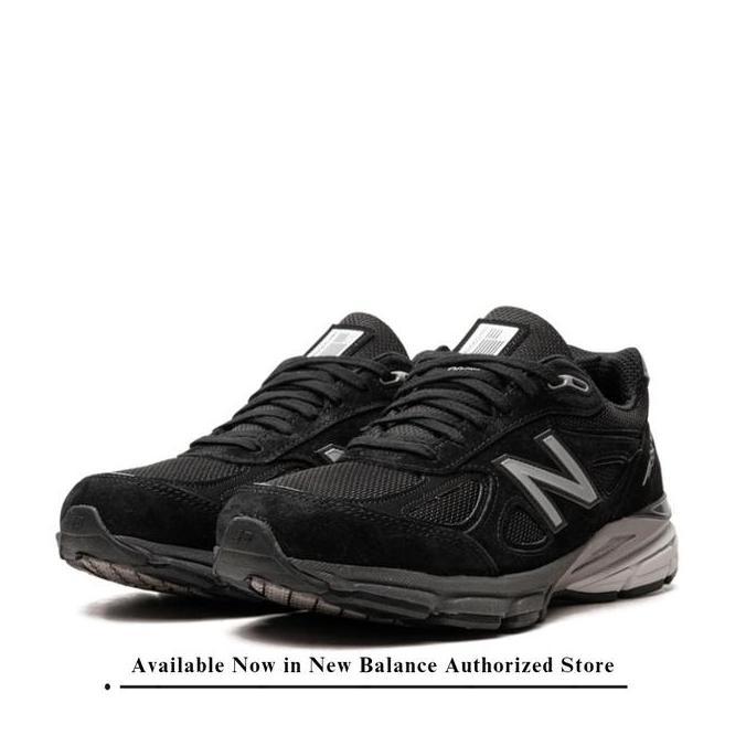 Sepatu NB New Balance 990 V4 Black Silver U990BL4