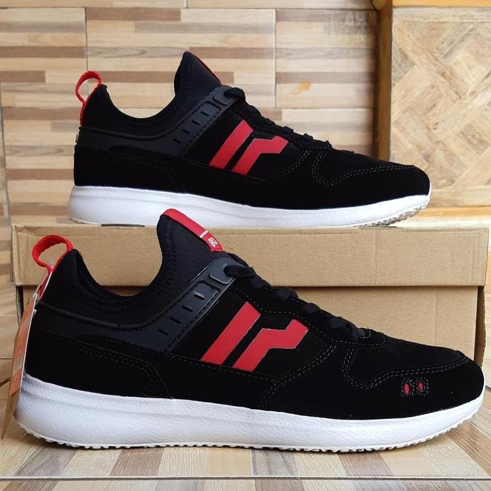 Sepatu Piero Jogger RS Premium Evo - Black/Grey