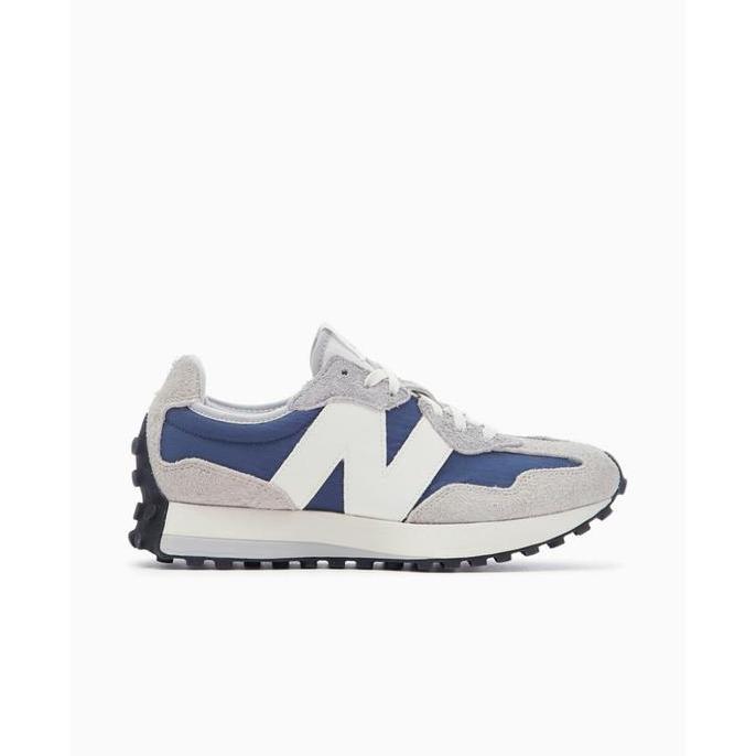 Sepatu Sneakers New Balance Classic 327 Suede Grey Navy Blue White Black Orinal
