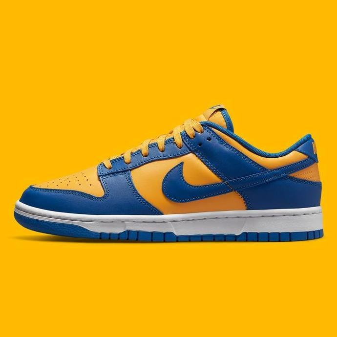Nike Dunk Low UCLA Yellow Blue Orinal Resmi