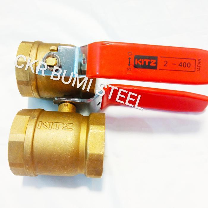 Ball Valve 2" Inch Kuningan / Stop Kran 2" Inch Kuningan Original Dan Terpercaya