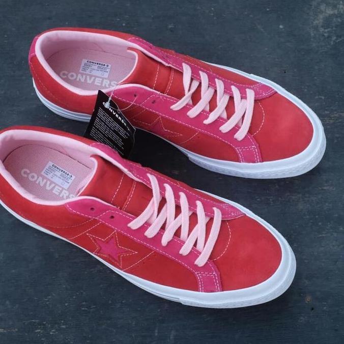 Converse One Star Suede Enamel Red