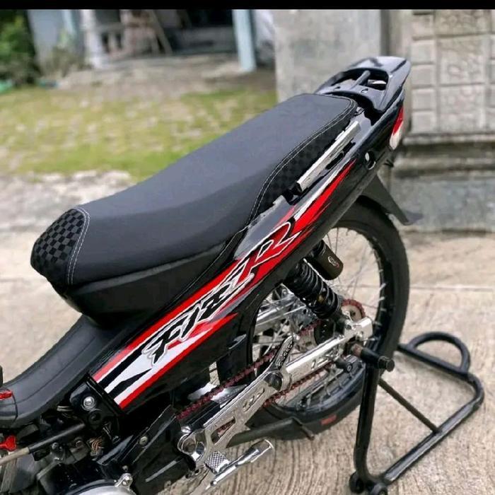Jok Fizr Semi Roadrace Ag Style Kulit Amplas Motif Catur Original Dan Terpercaya