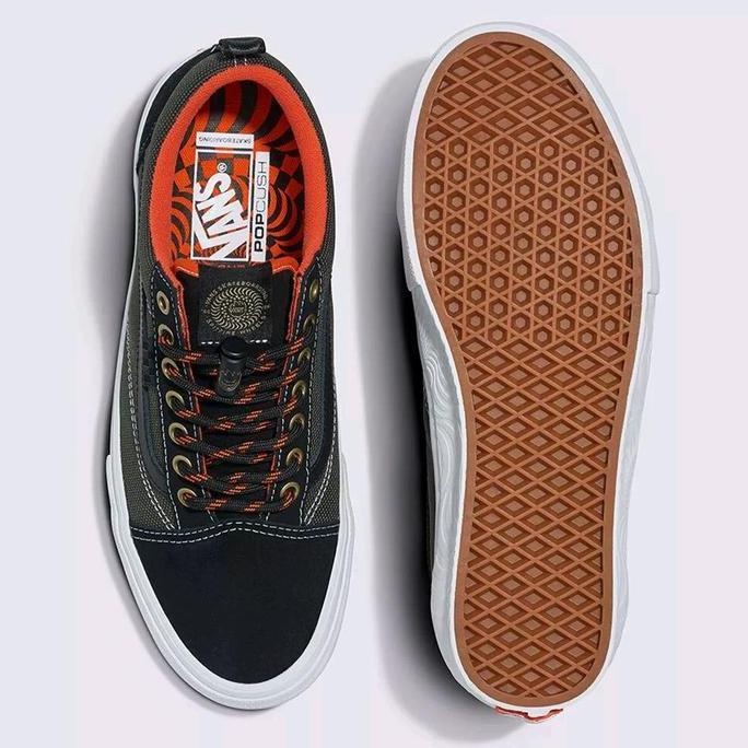 Vans Oldskool Skateboarding X Spitfire Black White Orinal 100%