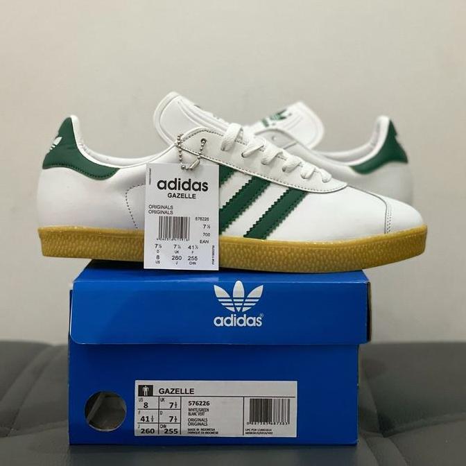 SEPATU SNEAKERS ADIDAS GAZELLE ORINAL RUNNING PRIA COWOK LAKI PUTIH