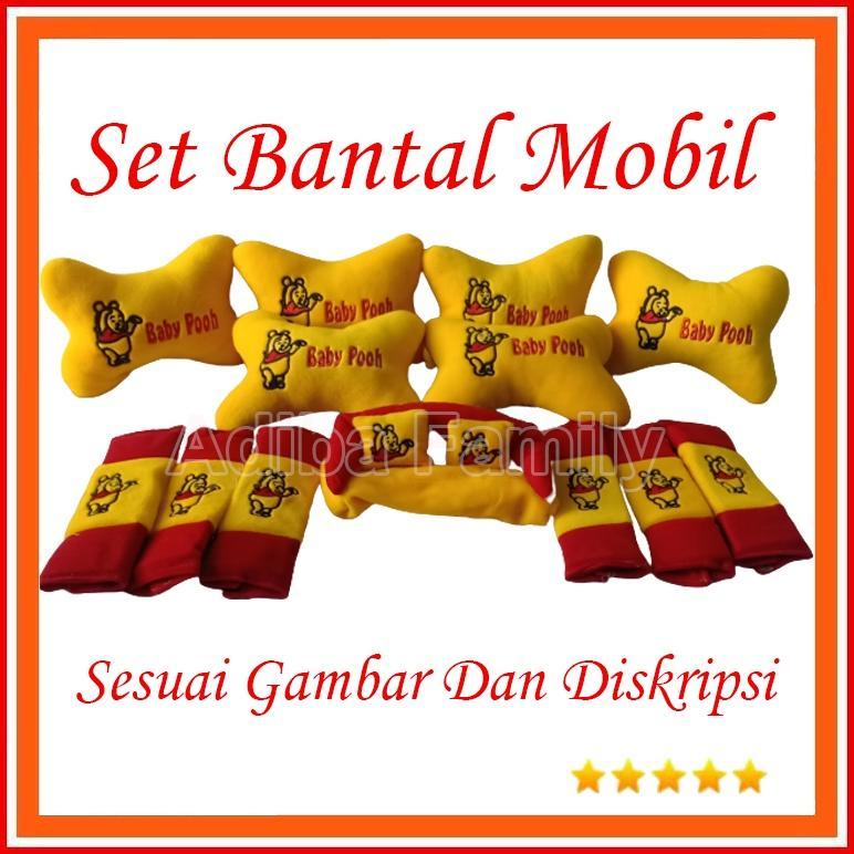 Bantal Mobil 13in1 Set Karakter Lucu- Bantal Set Mobil karakter - Set bantal mobil karakter - bantal