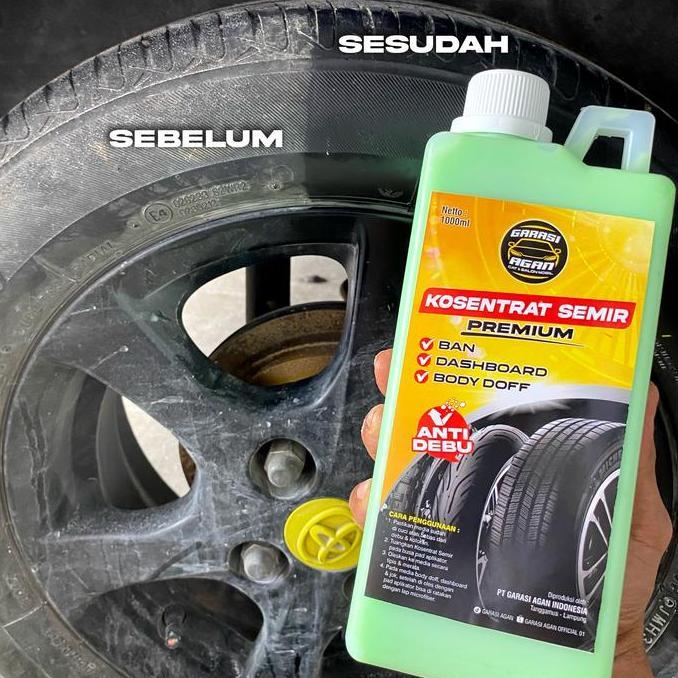 DISKON 1 LITER KOSENTRAT SEMIR BONUS APLIKATOR / SEMIR BAN / SEMIR DASHBOAR / SEMIR BODY DOFF CAR SE