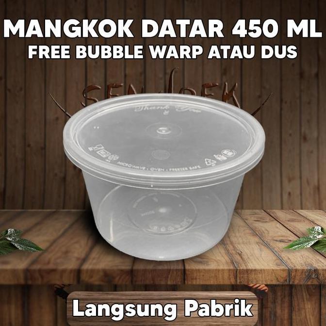 Ready Cup Plastik 450ml / Gelas Plastik / Food Container /Kotak Makan GROSIR
