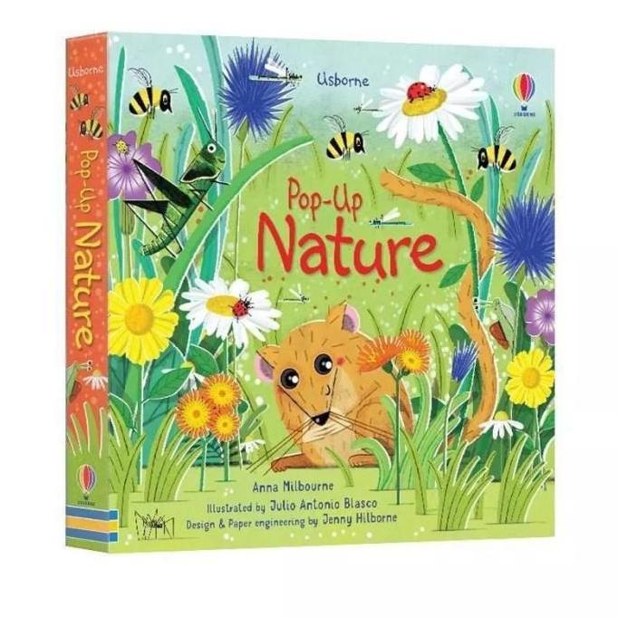 Pop Up Nature Pop-Up Book Buku pengenalan hewan Buku Cerita Anak 3 Dimensi