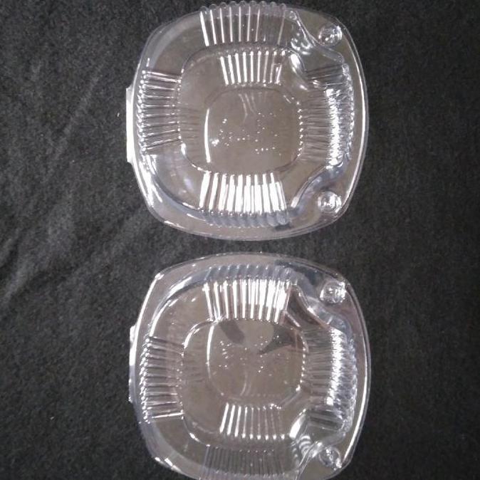 Ready 50PCS BOX Mika Burger / Mika Hamburger / Mika Kue / Mika Donat / Mika Roti Plastik