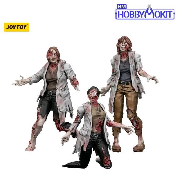 Joytoy JT01611 Dark Source Zombie Figure Scientists (Female)