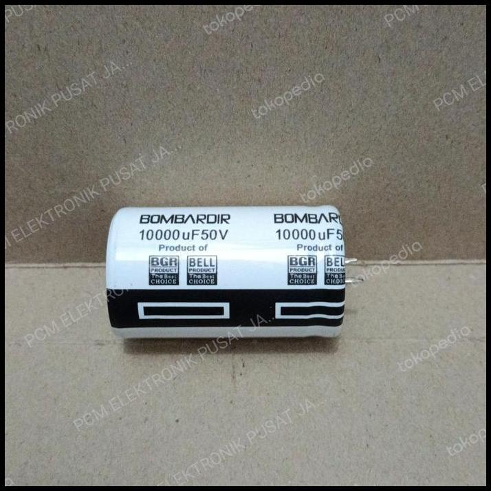 GRATIS ONGKIR 8064 KAPASITOR ELCO 10000UF 10000 10.000 UF 50V BOMBARDIR SATUAN 