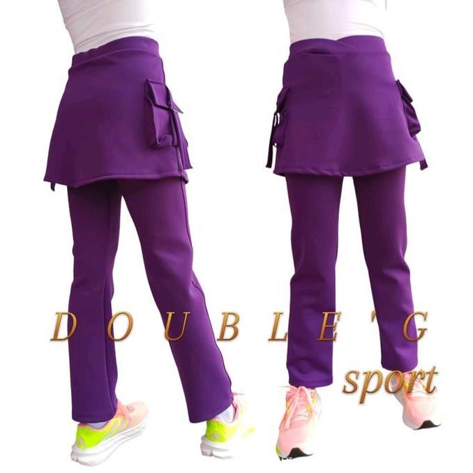 CELANA OLAHRAGA WANITA CELANA ROK KANANTONG CARGO PDL CELANA SENAM PANJANG Celana Rok Sport Aerobic 