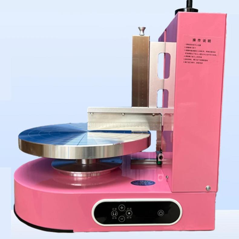 Automatic Crepe Cake Machine 4-14 Inches Birthday Cake Cream Spreading Coating Smoothing Machine Mul