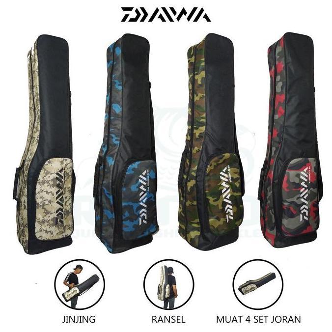 Tas Pancing Daiwa Ransel Jumbo Loreng Ukuran 80cm 100cm 120cm