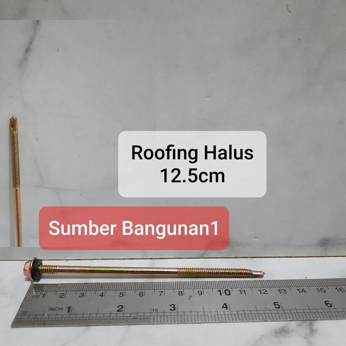 Skrup roofing 12 x 125 (10pcs) roofing panjang 12.5cm sekrup roofing