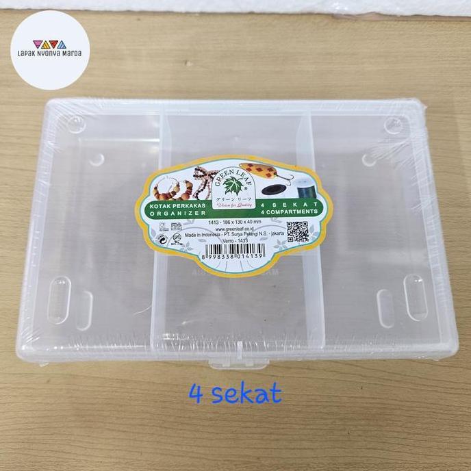 Kotak penyimpanan / organizer box plastik sekat