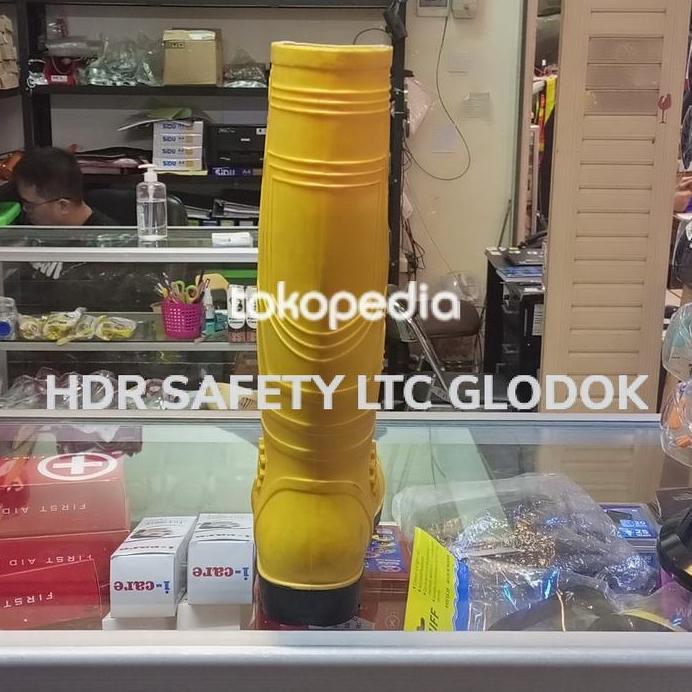 SEPATU BOOT SAFETY MERK ERGOS KUNING murah