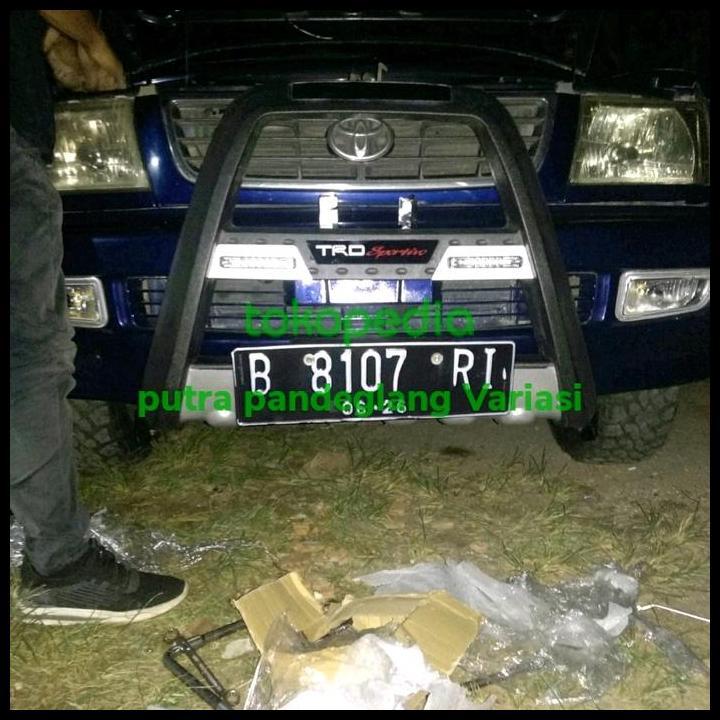 TERLARIS TANDUK DEPAN BUMPER MOBIL KIJANG KAPSUL / KIJANG NEW / KIJANG 2000 / KIJANG 97 KOMPLIT 
