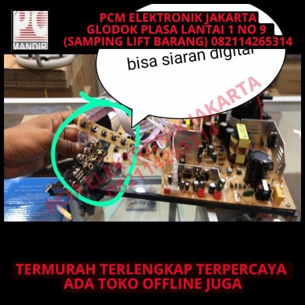 HOT DEAL MESIN TV TELEVISI BISA SIARAN DIGITAL WCOM 21INCH 21 INCH FLAT SLIM 