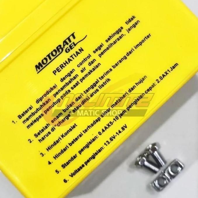 Aki Motobatt MTZ5S Beat Scoopy Vario Genio Mio Fino Gear Vixion R15