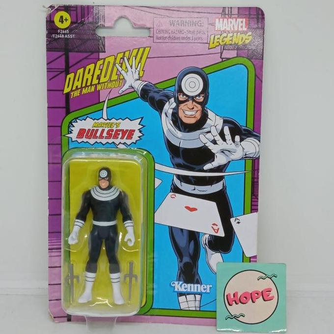 Marvel Legends Kenner Bullseye Daredevil The Man Without Fear Original Hasbro