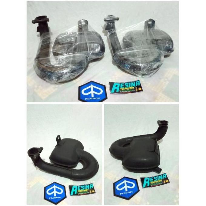 Knalpot bigbox Vespa leher PRESAN rapih suara halus kualitas bahan bagus
