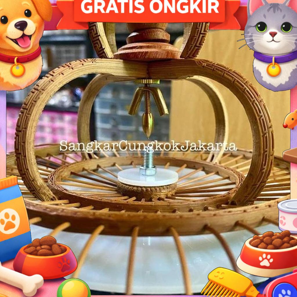 Plafon Sangkar Cungkok Bulat Diameter 16Cm