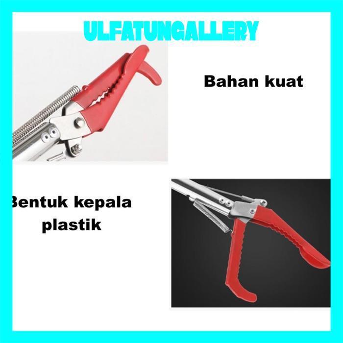 Rwet-23 Tongkat Belut/Penjepit Belut Ular /Alat Penangkap Penjepit Bahan Stainless Kuat 75Cm Rwet-23